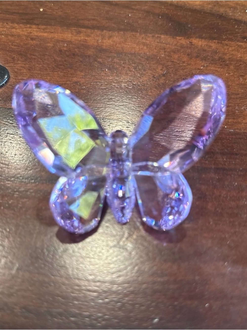 Swarovski Lavender Crystal Butterfly Figurine